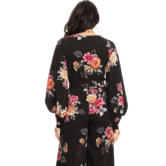 Last 2‼️ @ide Leg Long Sleeve Jumpsuit - Picture 4 of 5